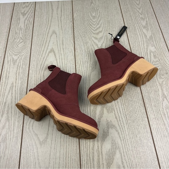 Sorel Women's Hi-Line Heel Chelsea Boots US6.5 Spice, Tawny Buff $190 - Picture 3 of 11